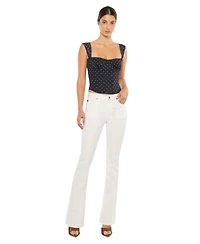 KanCan Essential Women's Vanilla High Rise Bootcut Jeans