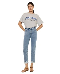 KanCan Essential Women's Clover High Rise Straight Jeans