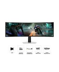 Samsung 49-in Odyssey Qd-oled G9 (G91SD) Dual Qhd Curved Gaming Computer Monitor