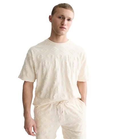 Scotch & Soda Men's Jacquard Short-Sleeve Printed T-Shirt