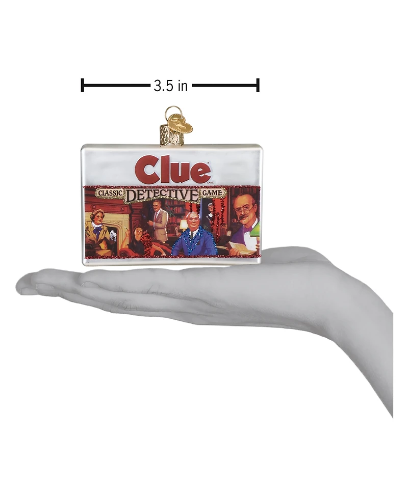 Old World Christmas 2.75" Hasbro Clue Game Ornament