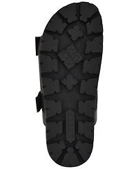 Guess Women's Faxona Branded Slip-On Footbed Sandals
