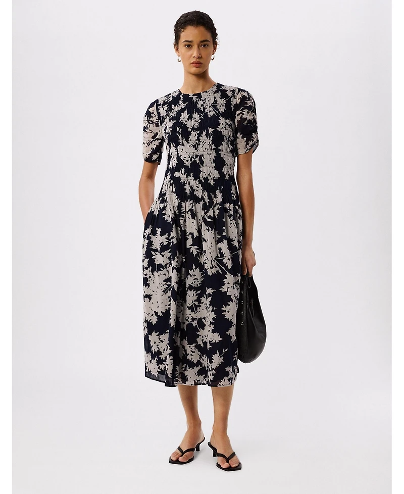 Whistles Women's Shadow Floral Avery Dress