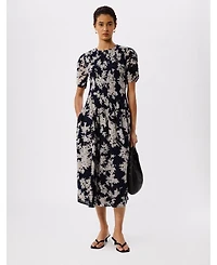 Whistles Women's Shadow Floral Avery Dress