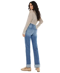 KanCan Essential Women's Trini High-Rise Straight-Leg Jeans