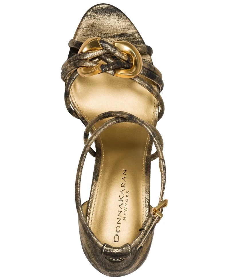 Donna Karan New York Women's Sarah Strappy Dress Sandals