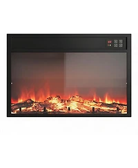 gaomon 30" Electric Fireplace with Remote, Fireplace Insert for 59" Tv Stand Fits TVs Up to 65", Overheating Protection, 8H Timer