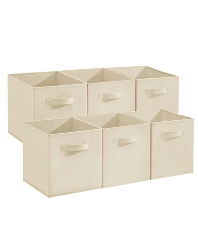 gaomon Collapsible Fabric Storage Cubes with Handles, 12 Pack, 11" Open-Top Bins, for Closet and Nursery