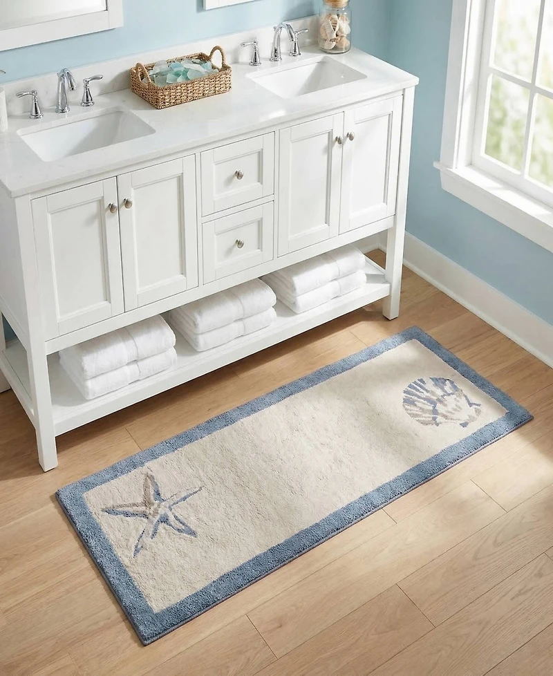 Madison Park Bayside Tufted Cotton Bath Runner, 24" x 60"