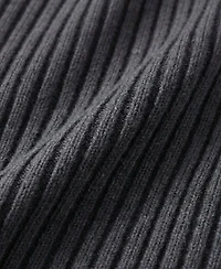 Modenaire Women's Ribbed Knit Sailor Collar Cardigan
