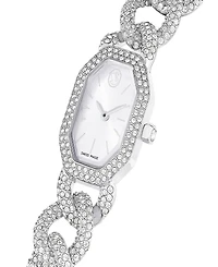 Swarovski Dextera Chain Swiss Crystal Bracelet Watch 44 x 20mm