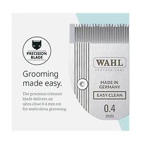 Wahl Pro Animal Easy Clean Trimmer Blade for cat & dog grooming, compatible with Vetiva Mini & BravMini+, 0.4 mm cut length.