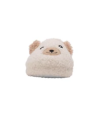 Kensie Toddler Sherpa Cozy Plush SlipOn Slippers - Ivory