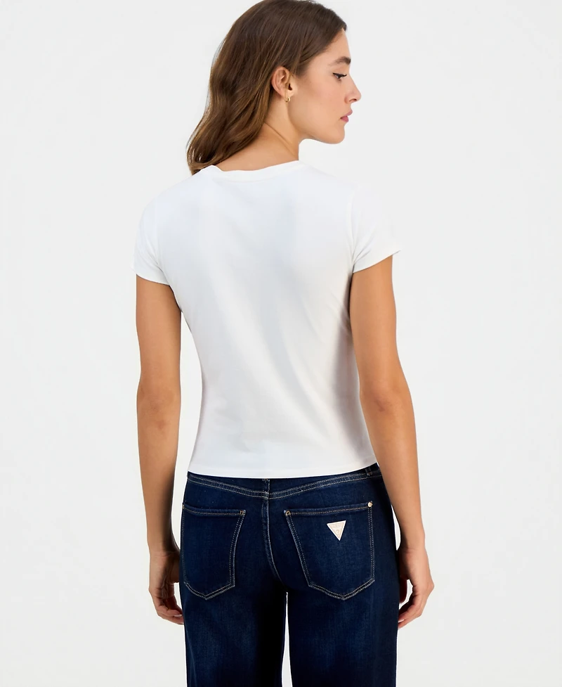 Guess Women's Social Sometimes Short-Sleeve T-Shirt