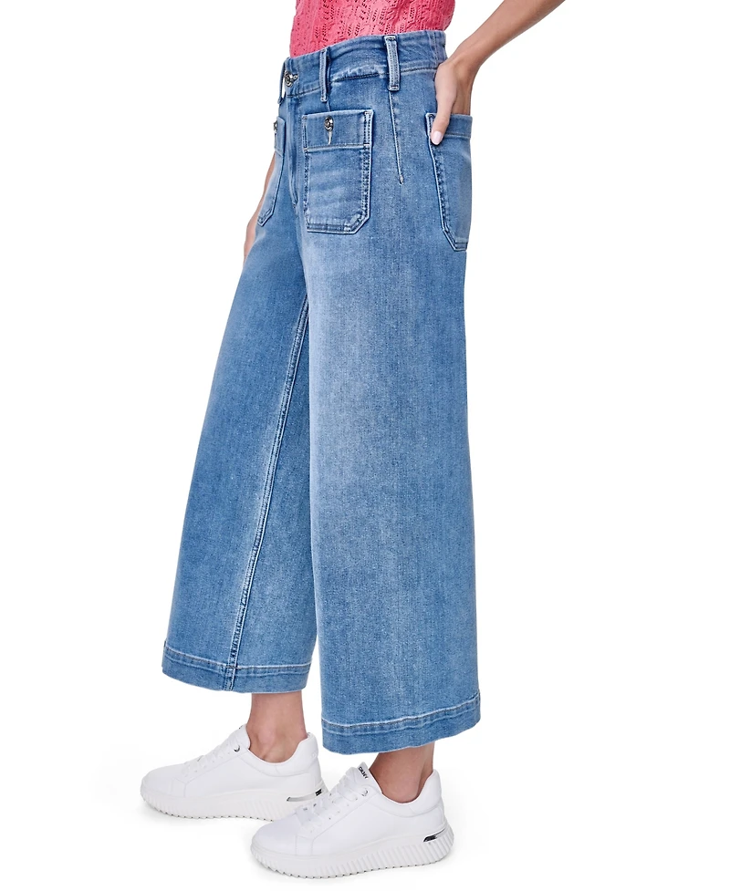 Dkny Jeans Women's High-Rise Wide-Leg Pants