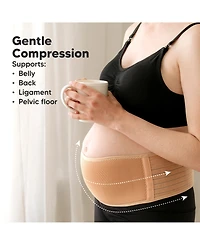 KeaBabies Maternity Belly Band for Pregnancy, Soft & Breathable Pregnancy Support Belt