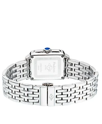 GV2 by Gevril Women's Padova Swiss Quartz Diamond Silver Stainless Steel Bracelet Watch