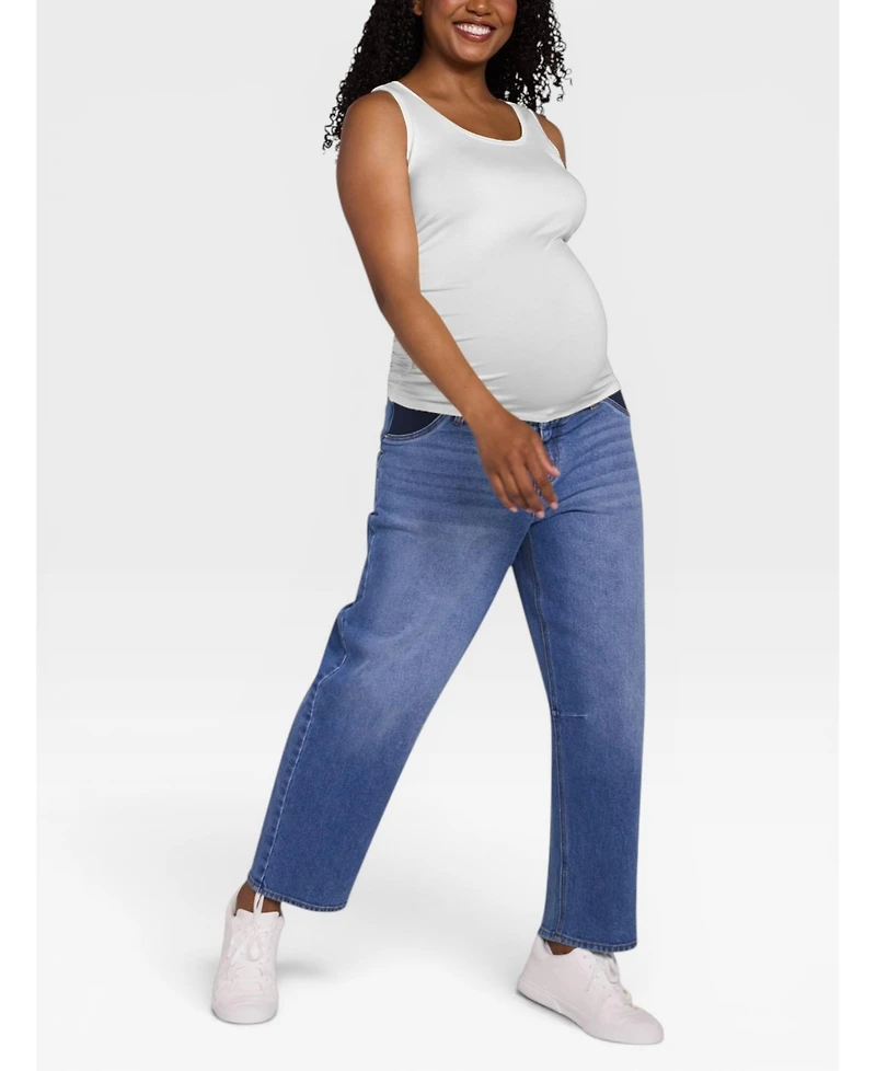 Motherhood Maternity Under the Belly Dart Barrel Leg Jean