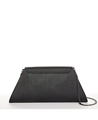 Susu Women's Saffiano Leather Envelope Clutch Purse Crossbody Evening Bag with Chain Strap Elegant Handbag