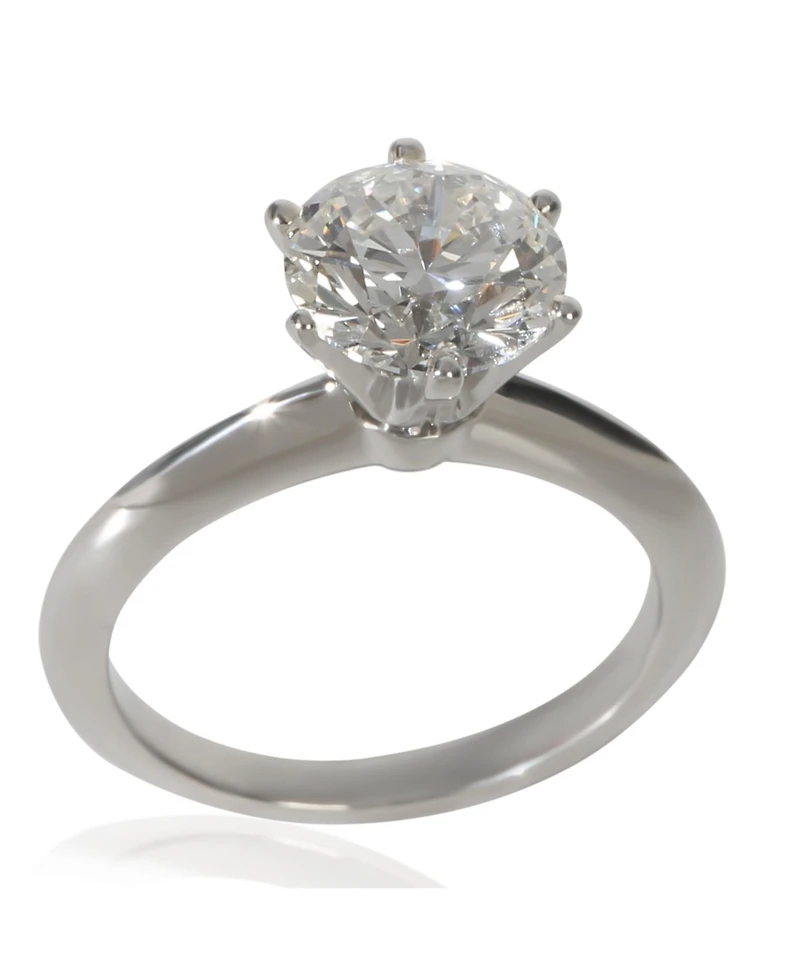 Pre-Owned Tiffany & Co 2.01 ct Round Brilliant Diamond Engagement Ring