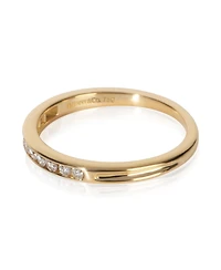 Pre-Owned Tiffany & Co Yellow Gold Diamond Vintage Channel Set Band
