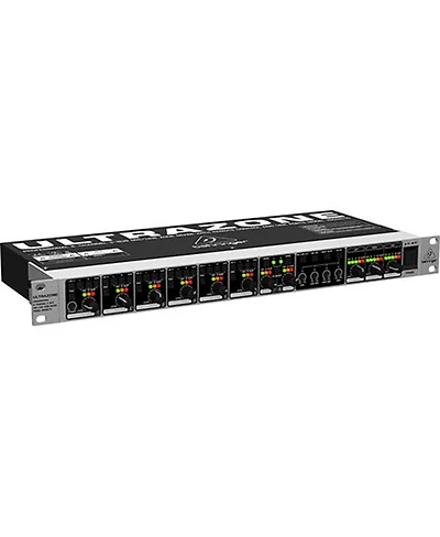 Behringer Ultrazone ZMX8210 Professional 8-Channel 3-Bus Mic/Line Zone Mixer with Remote Control and Link Ports