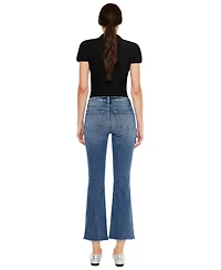 KanCan Essential Women's Honey High Rise Cropped Bootcut Jeans