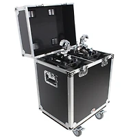 ProX Xs-MH140X2W Ata-300 Style Gig Ready Flight Road Case for Two 140 Style Moving Head Lighting Fixtures