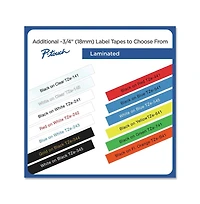 Brother P-Touch Tzeb 41 0.7 in x 16.4 ft. Tz Standard Adhesive Laminated Labeling Tape