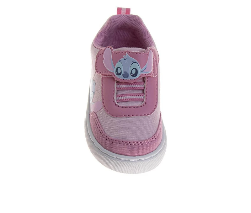 Disney Stitch Design Sneakers Girls Adorable Cute Alien Casual Style Easy On/Off Durable Tread