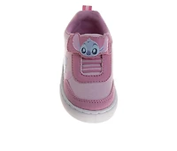 Disney Stitch Design Sneakers Girls Adorable Cute Alien Casual Style Easy On/Off Durable Tread
