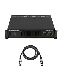 Behringer EP4000 4000W Professional Stereo Power Amplifier with Xlr Microphone Cable