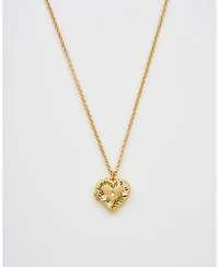 Fable England Jasmine Heart Locket Necklace