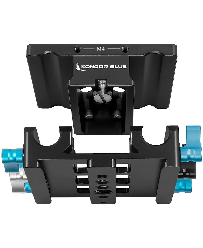Kondor Blue Lws Arri Bridge Plate with Riser Plate for C70/Bmpcc 6K Pro/Ursa Mini/FX6/Venice