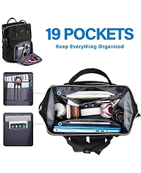 Lovevook Laptop Backpack Women, 15.6 Inch Work Backpack Woman for Teacher Nurse Bags, Computer College Backpack Purse