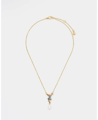 Fable England Peter Rabbit Butterfly Pearl Drop Necklace