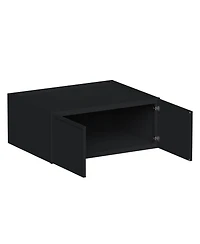 Boyel Living Double Door Deep Wall Cabinets, Ready to Assemble Kitchen Cabinet with Solid Wood Frame, Soft-Close Slides and Hinge