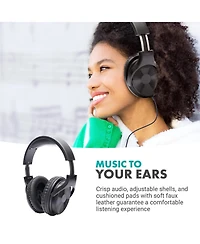 Movo Mh-100 Hi-Fi Studio Headphones with Microphone