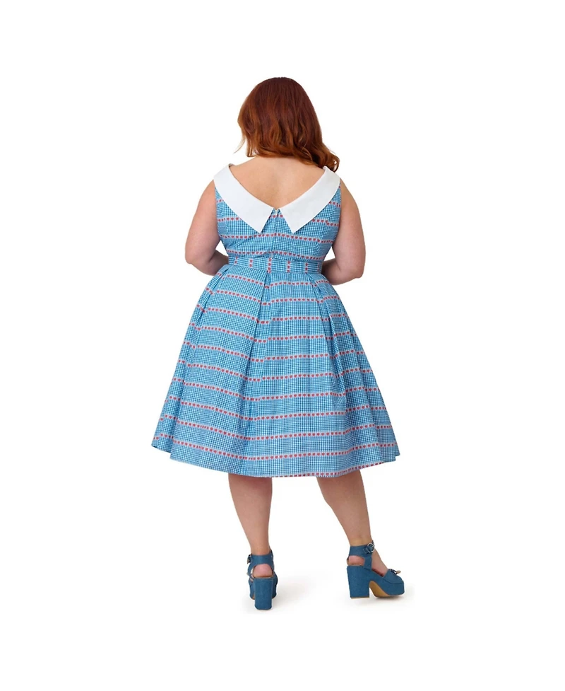 Unique Vintage Plus 1960s Dancing Doll Swing Dress
