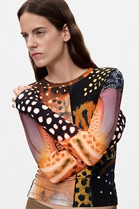 Desigual Women's Printed Long Sleeve T-shirt