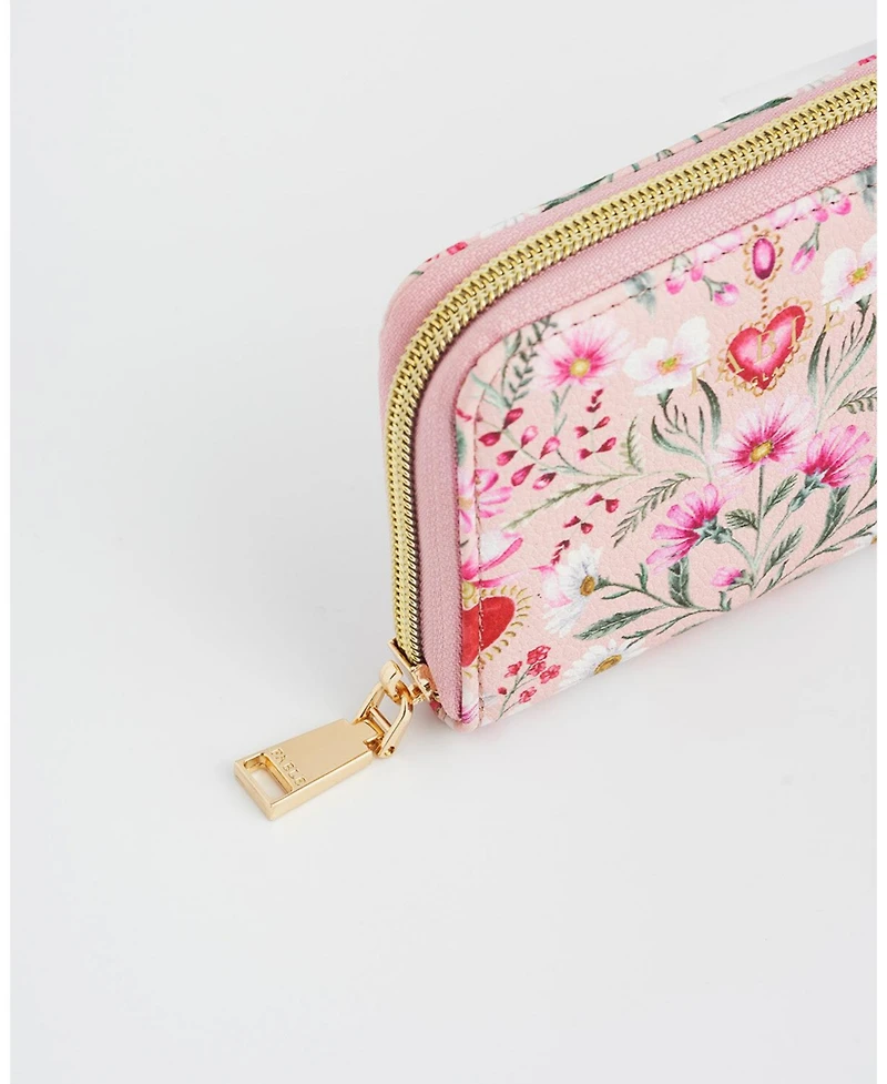 Fable England Women's Floral Heart Purse