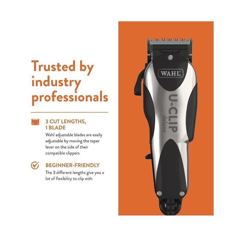 Wahl Pro Animal Deluxe U-Clip Dog and Cat Trimmer