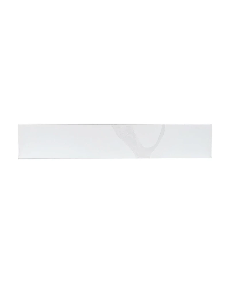 Sillysis Double Sink Quartz Bathroom Vanity Top with Undermount Sinks, Carrara Marble Look, 4" Backsplash, Stain and Heat Resistant