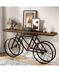 Slickblue Bicycle Console Table for Entryway or Living Room