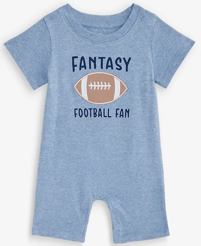 First Impressions Baby Boys' 0M-24M Fantasy Football Fan Cotton Sunsuit, Macy's Exclusive