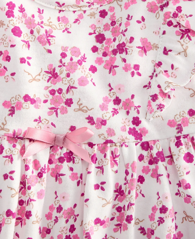 First Impressions Baby Girls' 0M-24M Floral-Print Skirted Sunsuit, Macy's Exclusive