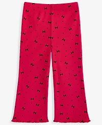 First Impressions Baby Girls' 3M-24M Mix & Match Bow-Print Ribbed Flare Leggings, Macy's Exclusive