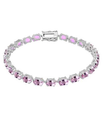 Macy's Amethyst (10.35 ct. t.w.) Bracelet in Sterling Silver