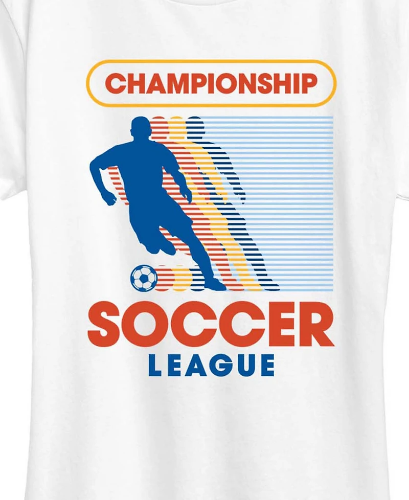 Hybrid Apparel Plus Championship Soccer Graphic T-Shirt