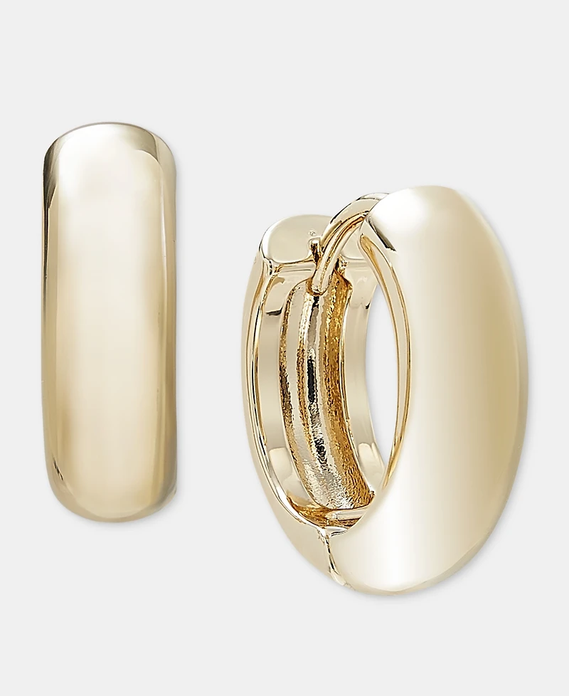 Dkny Small Huggie Hoop Earrings, 0.59"
